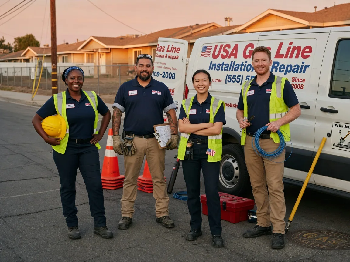 Gas Line Installation company in Onslow, IA